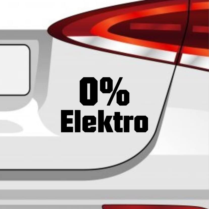 0 elektro aufkleber