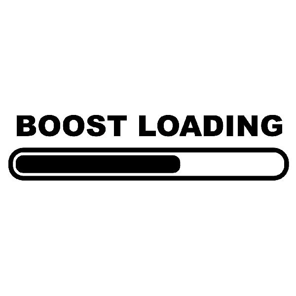 Boost loading aufkleber