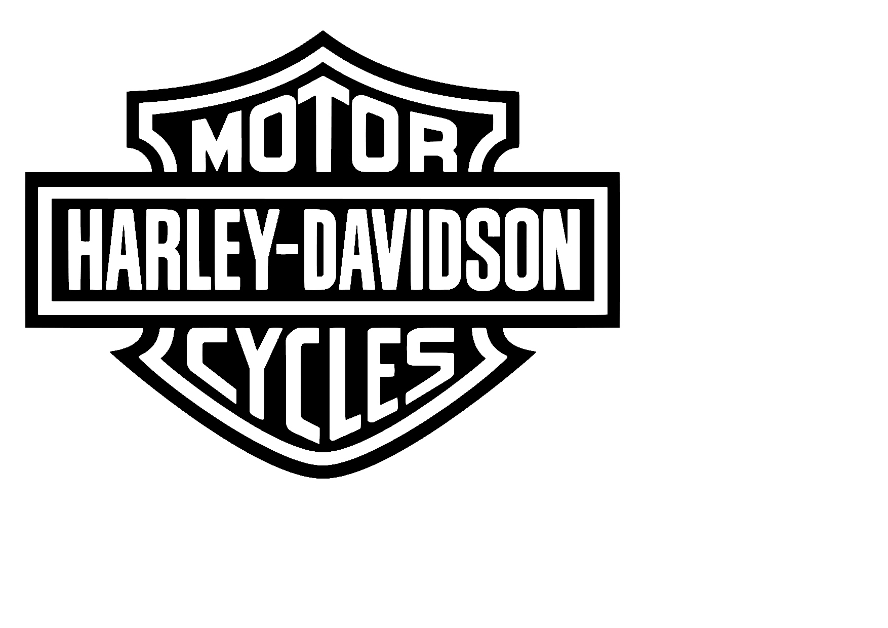 Harley davidson decal sticker