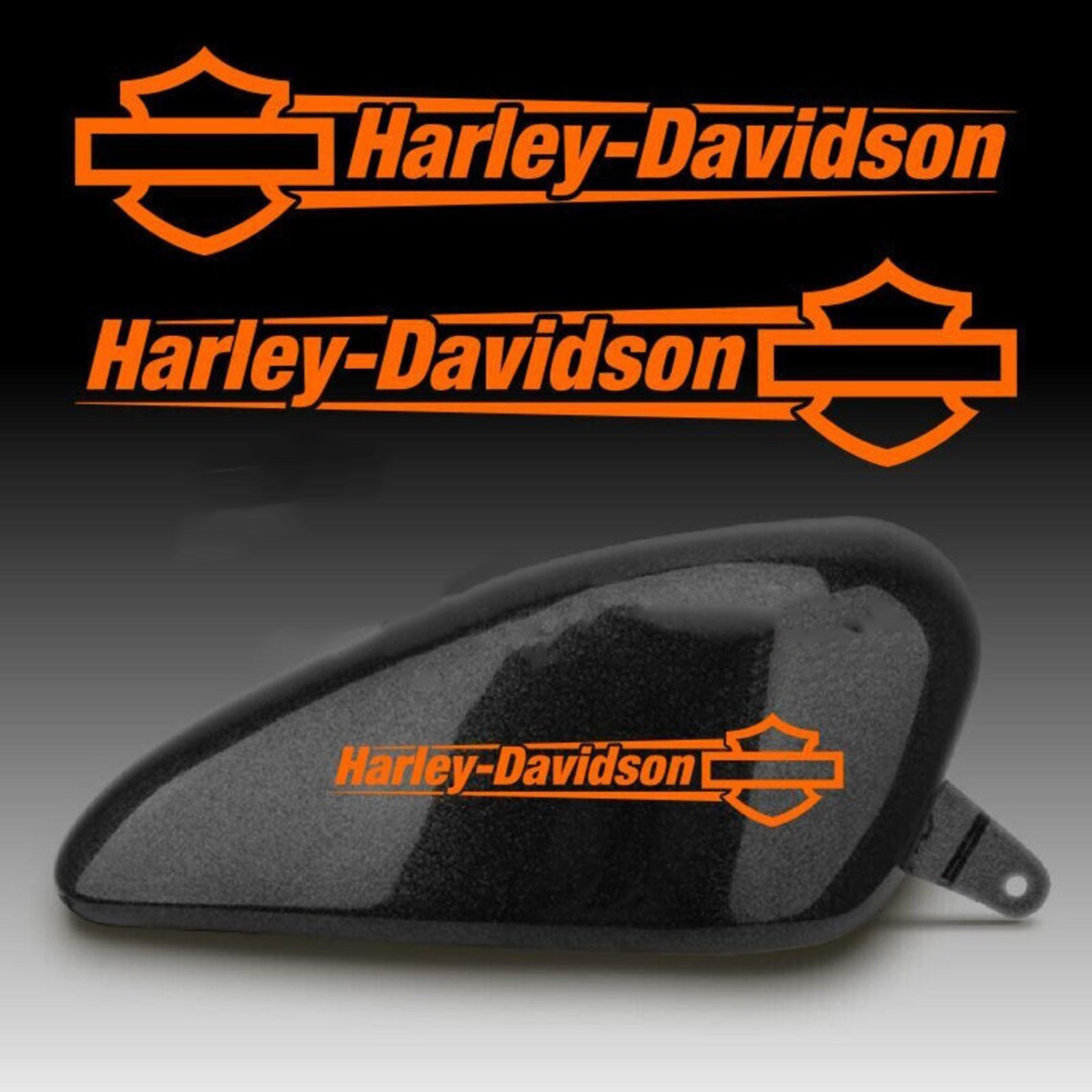 Harley davidson tank sticker style 1