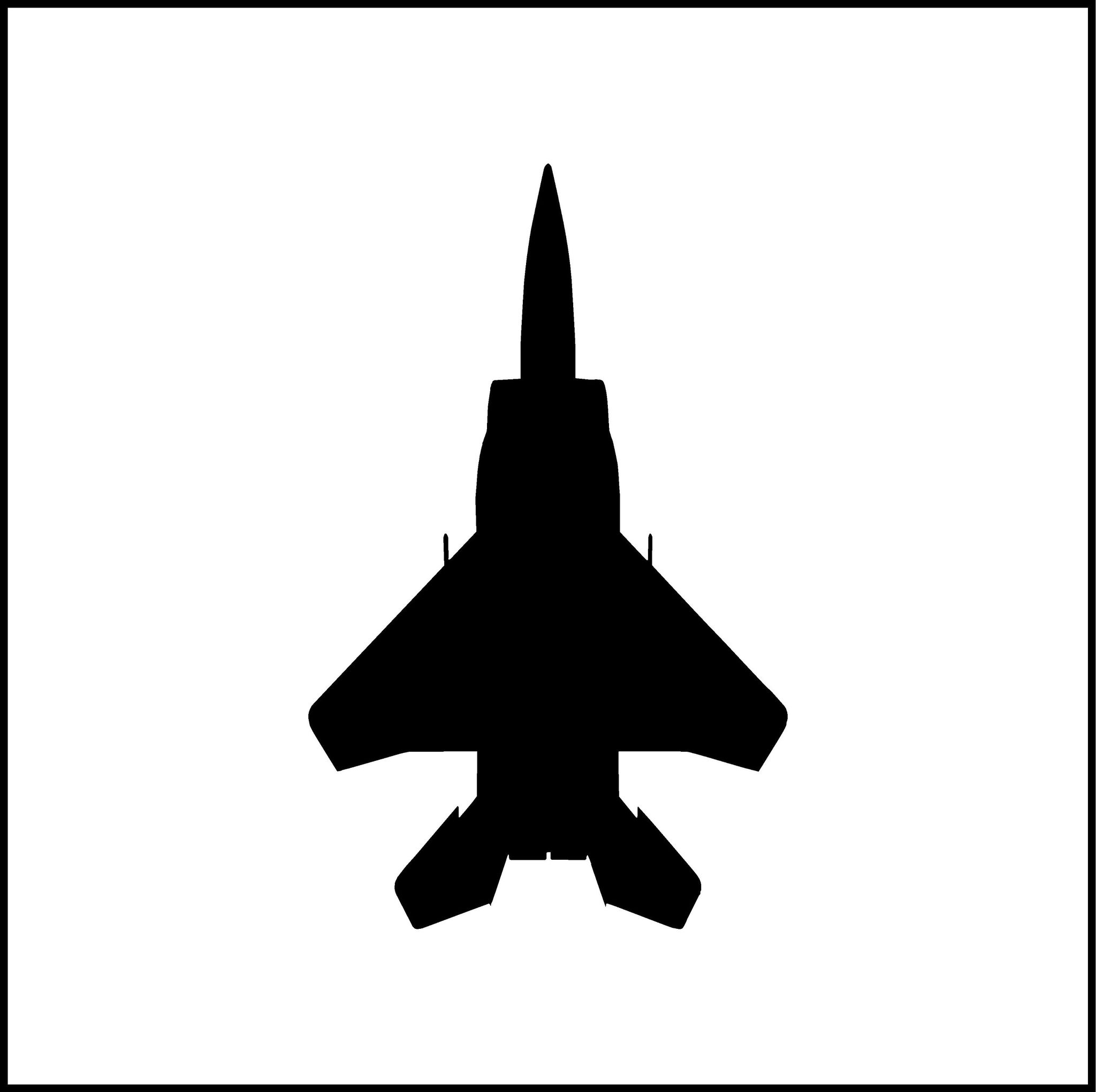Kampfjet aufkleber power aus der luft
