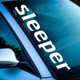 Sleeper aufkleber der geheime boost