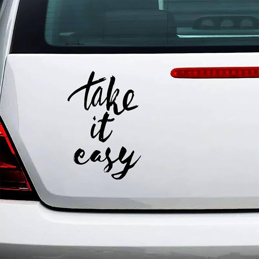 Take it easy relaxed style aufkleber